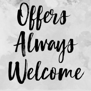 Offer’s Welcome!!!